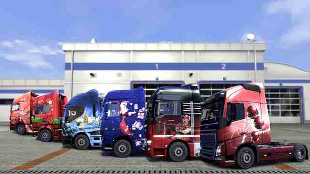 ETS 2: DLC «Christmas Paint Jobs Pack» уже доступно в STEAM ETS 2: DLC «Christmas Paint Jobs Pack» уже доступно в STEAM