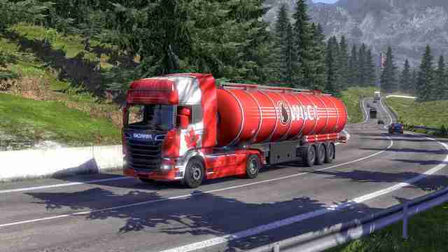 Паки раскрасок для ETS 2: Канада и Польша
