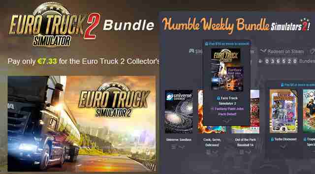 Доступные бандлы с Euro Truck Simulator 2 + эксклюзивный пак раскрасок