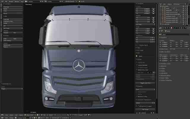 Немного информации о Mercedes-Benz Actros 2012 для ETS 2