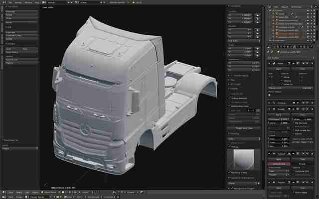 Немного информации о Mercedes-Benz Actros 2012 для ETS 2