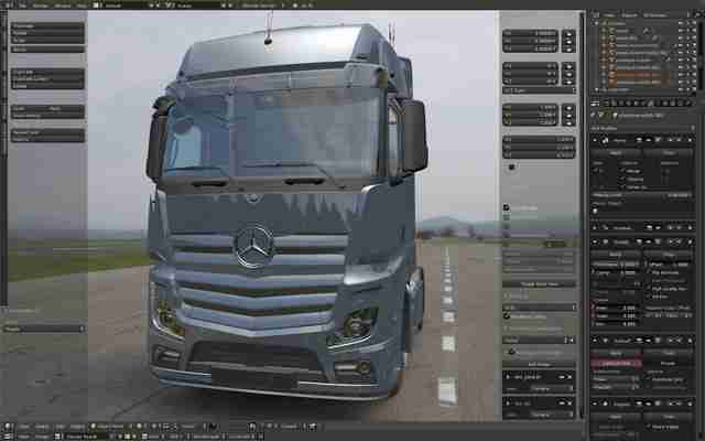 Немного информации о Mercedes-Benz Actros 2012 для ETS 2