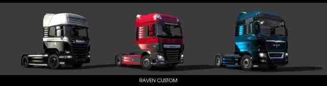 Euro Truck Simulator 2: обновление дополнения Raven Truck Design Pack Euro Truck Simulator 2: обновление дополнения Raven Truck Design Pack