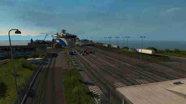 ETS 2: Морские пути в дополнении «Скандинавия»
