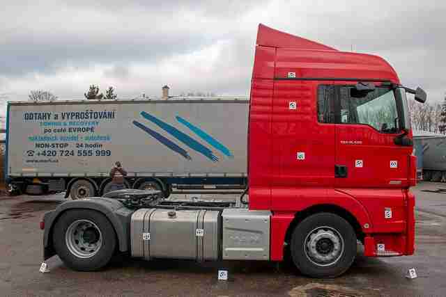 MAN TGX Euro 6: фотоотчет с сессии записи звуков