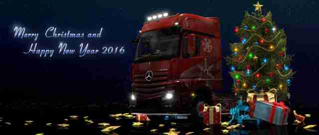 SCS Software: С наступающим Новым 2016 годом и Рождеством!