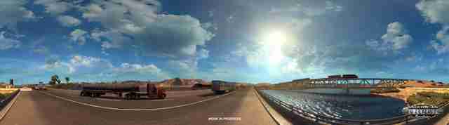American Truck Simulator: панорамы из Arizona DLC