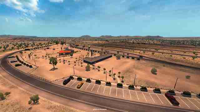 American Truck Simulator: скриншоты из игровой карты с новым масштабом