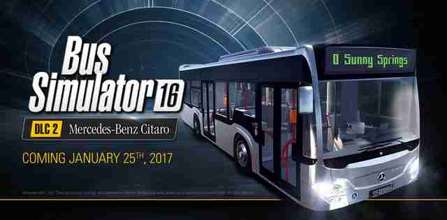 Bus Simulator 16: дополнение с автобусом Mercedes-Benz Citaro выйдет 25 января