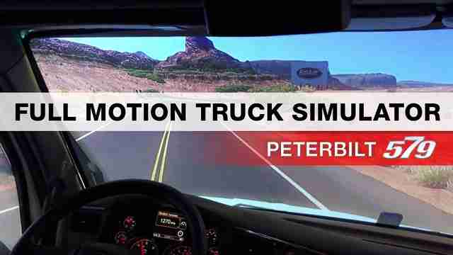 Тренажер Peterbilt 579 на выставке MATS 2017