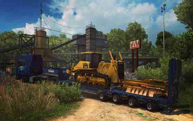 ETS2 и ATS: Ещё пара скриншотов из дополнения со сверхтяжелыми грузами