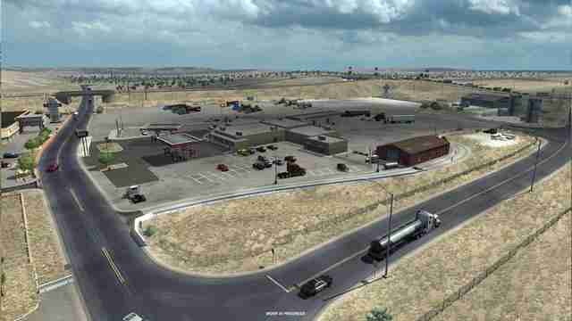 American Truck Simulator: новые зоны отдыха и заправки в дополнении New Mexico American Truck Simulator: новые зоны отдыха и заправки в дополнении New Mexico