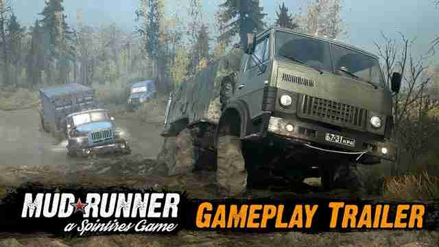 Spintires: MudRunner - первый геймплейный трейлер игры