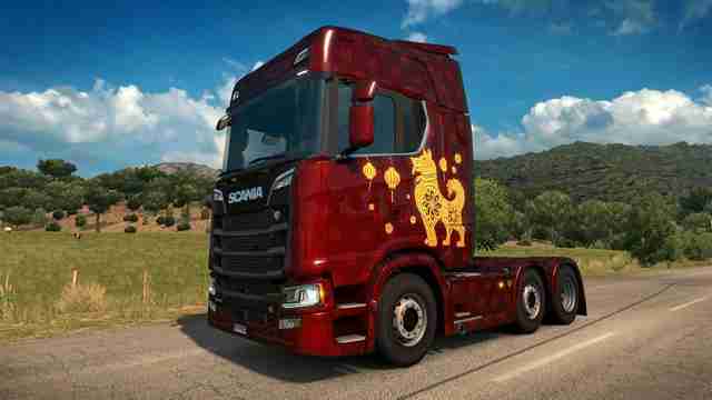 Обновилось дополнение с раскрасками Chinese Paint Jobs Pack для Euro Truck Simulator 2