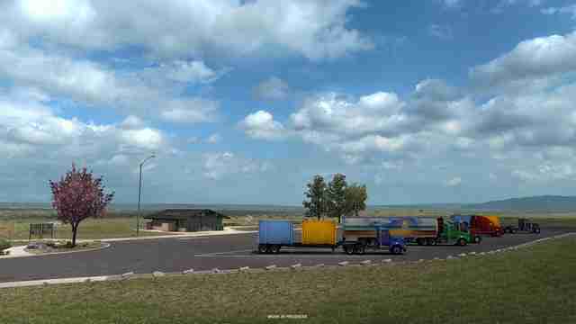 American Truck Simulator: Oregon - зоны отдыха и трак стопы American Truck Simulator: Oregon - зоны отдыха и трак стопы