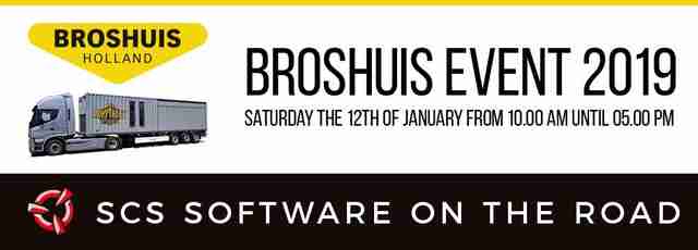 SCS Software посетят мероприятие Broshuis 2019 SCS Software посетят мероприятие Broshuis 2019