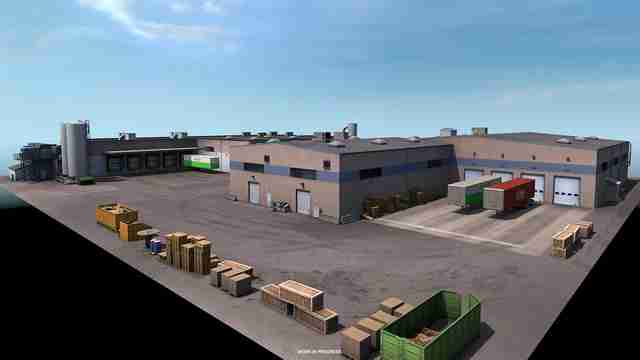 American Truck Simulator: Washington – промышленные объекты