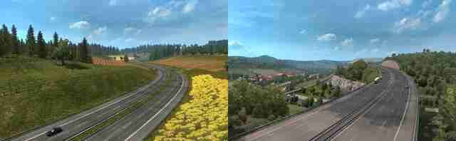 Скриншот-тизер будущего обновления мира ETS 2