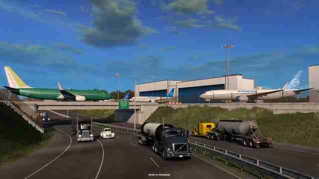 Эвереттский Аэрокосмический завод из дополнения American Truck Simulator – Washington