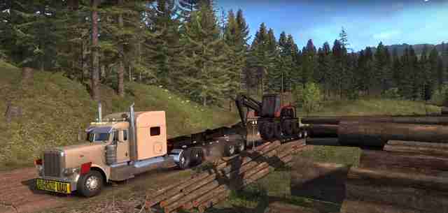 Состоялся релиз дополнений American Truck Simulator: Washington и Forest Machinery DLC