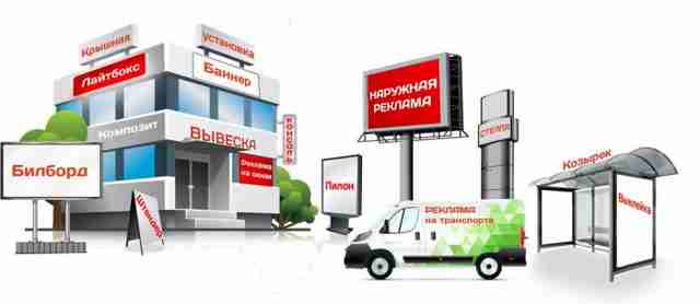 Наружная реклама «под ключ» в Москве недорого Наружная реклама «под ключ» в Москве недорого