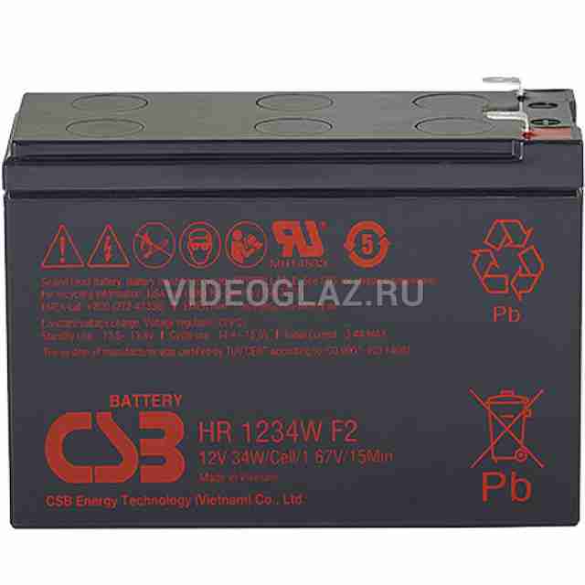 Аккумулятор CSB HR 1234W F2 - Надежный Источник Энергии Аккумулятор CSB HR 1234W F2 - Надежный Источник Энергии
